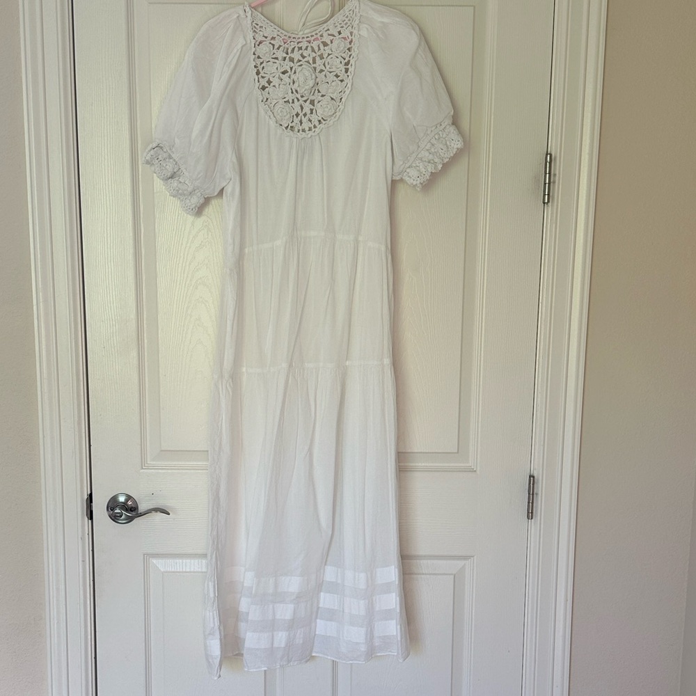 SAYLOR Estrella Dress Crochet Details Size S